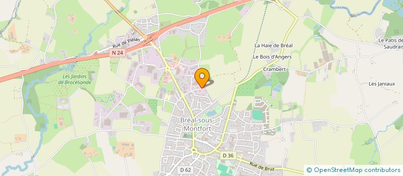 localisation de l'entreprise AMELORIA  BREAL-SOUS-MONTFORT