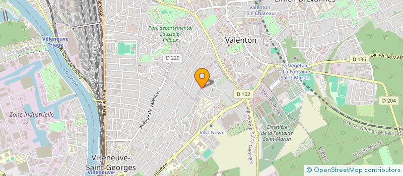 localisation de l'entreprise AMELOT MACONNERIE VOIRIE à VALENTON