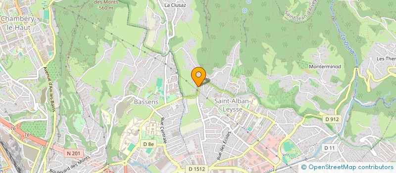 localisation de l'entreprise AMELSIA PRO  SAINT-ALBAN-LEYSSE