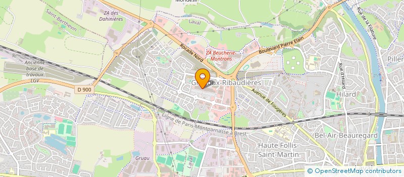 localisation de l'entreprise AMELY à LAVAL