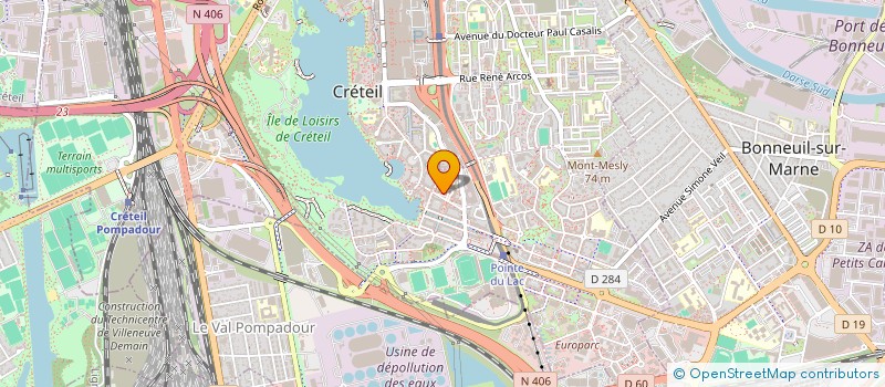 localisation de l'entreprise AMELYA  CRETEIL