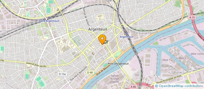 localisation de l'entreprise AMELYA TRANSPORT  ARGENTEUIL