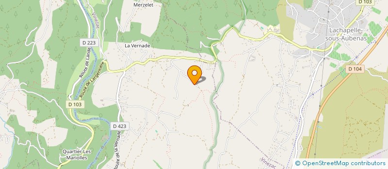 localisation de l'entreprise AMELYS  VINEZAC