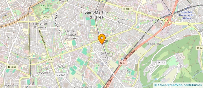 localisation de l'entreprise AMEN  SAINT-MARTIN-D'HERES