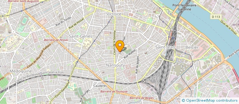 localisation de l'entreprise AMEN DISTRIBUTION SARL à BORDEAUX