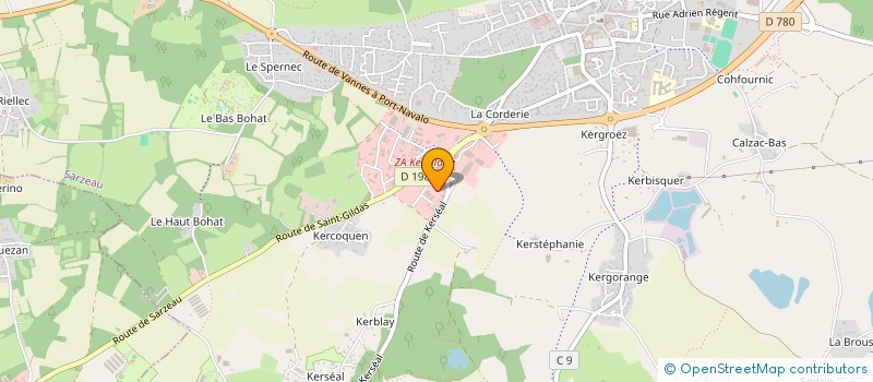 localisation de l'entreprise AMEN-MALO  SARZEAU