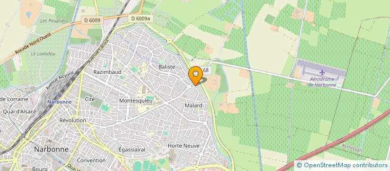 localisation de l'entreprise AMENA  NARBONNE