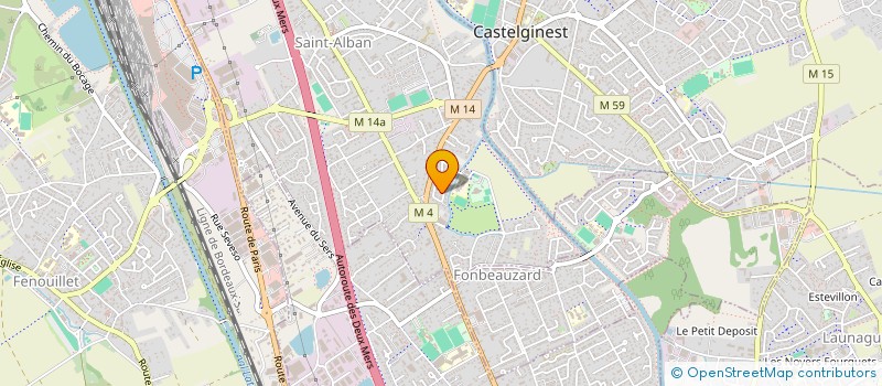 localisation de l'entreprise AMENA  SAINT-ALBAN