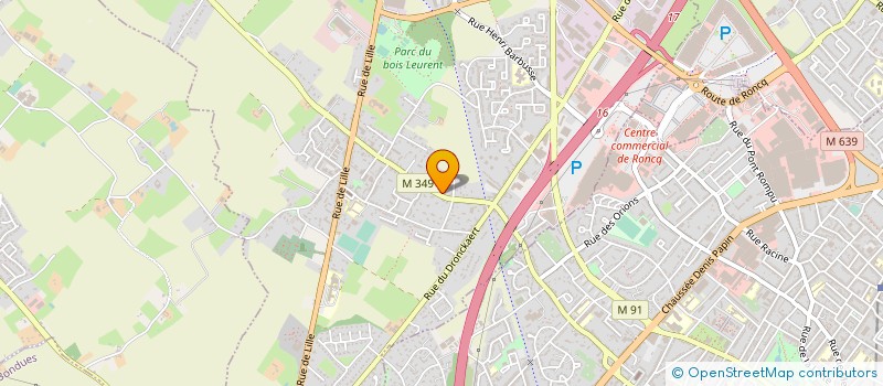 localisation de l'entreprise AMENADOM à RONCQ