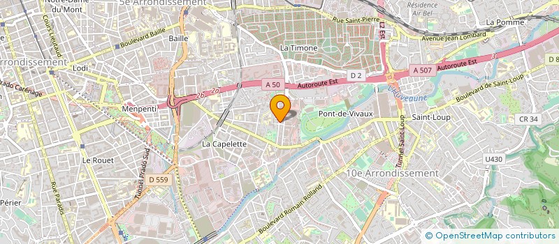 localisation de l'entreprise AMENAG BUREAUX TECHNIQ OBJECT NOUV ESPAC à MARSEILLE