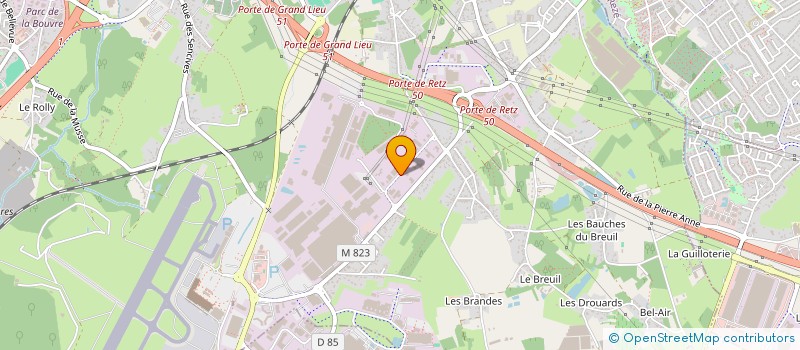 localisation de l'entreprise AMENAG'CAMIONNETTE à BOUGUENAIS