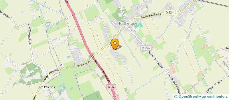 localisation de l'entreprise AMENAG CONCEPT  NORTKERQUE