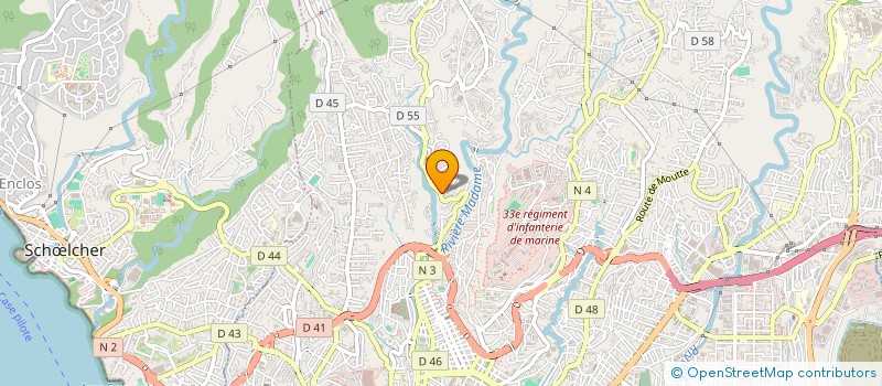 localisation de l'entreprise AMENAG DEVELOP EDUCAT PERMAN OUTRE MER  FORT-DE-FRANCE