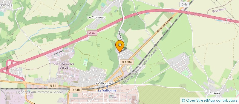 localisation de l'entreprise AMENAG'EAU CONCEPT & TP à BELIGNEUX