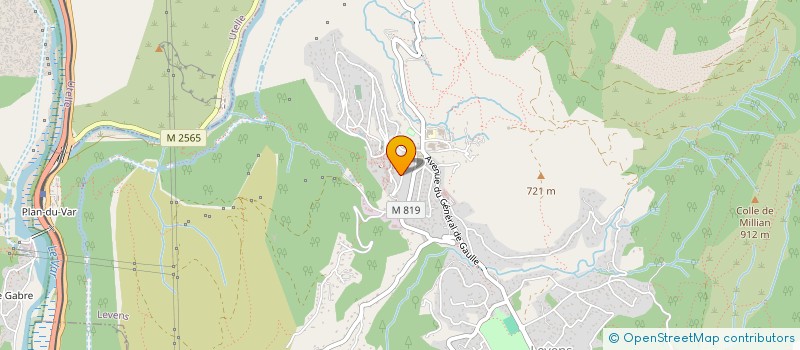 localisation de l'entreprise AMENAG.ENTRET.DES SITES ACTIV PLEINNATU  LEVENS