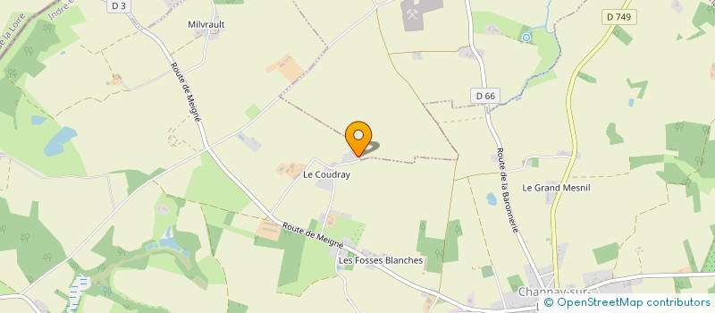 localisation de l'entreprise AMENAGE HABITAT 37  CHANNAY-SUR-LATHAN