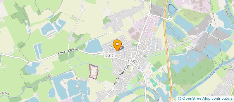localisation de l'entreprise AMENAGE HABITAT  SPAY