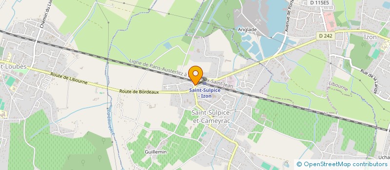 localisation de l'entreprise AMENAGEMENT-AGENCEMENT-STEPH' à SAINT-SULPICE-ET-CAMEYRAC
