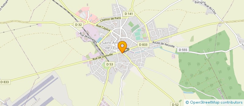 localisation de l'entreprise AMENAGEMENT ANDRESIEN DE STRUCTURES DE TRAVAIL à SAINT-ANDRE-DE-L'EURE