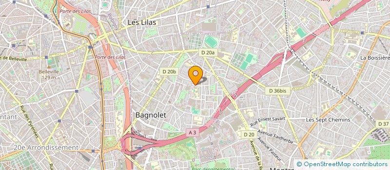 localisation de l'entreprise AMENAGEMENT APPARTEMENTS BUREAUX MAGAS à BAGNOLET
