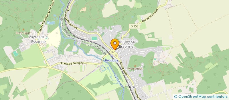 localisation de l'entreprise AMENAGEMENT ATTITUDE à BOUTIGNY-SUR-ESSONNE