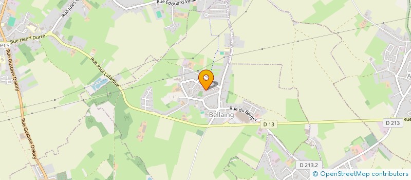 localisation de l'entreprise AMENAGEMENT BAIN CUISINE DRESSING  BELLAING