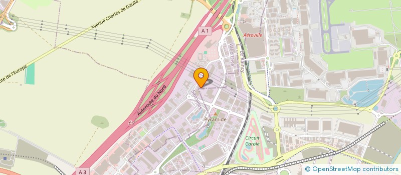 localisation de l'entreprise AMENAGEMENT BATI SERVICES à ROISSY-EN-FRANCE