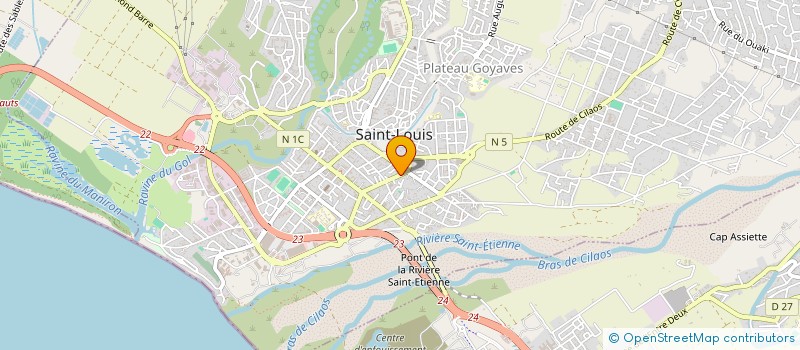 localisation de l'entreprise AMENAGEMENT BATIMENT ET RENOVATION à SAINT-LOUIS