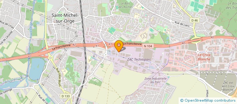 localisation de l'entreprise AMENAGEMENT BOIS DE L'ESSONNE à SAINT-MICHEL-SUR-ORGE