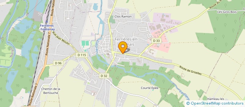localisation de l'entreprise AMENAGEMENT BONNIN SERVICES à FONTENAY-SUR-LOING
