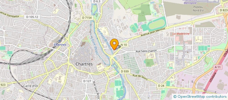 localisation de l'entreprise AMENAGEMENT-BORDURE-PAVAGE à CHARTRES