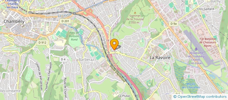localisation de l'entreprise AMENAGEMENT BUREAU RANGEMENT à BARBERAZ