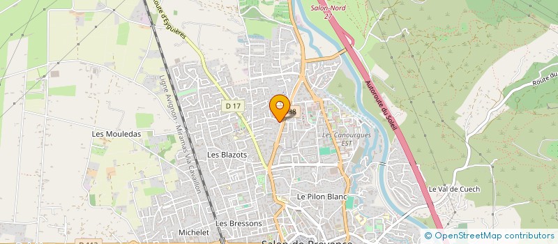 localisation de l'entreprise AMENAGEMENT CLOISON ISOLATION PLATRERIE  SALON-DE-PROVENCE