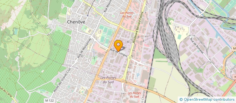 localisation de l'entreprise AMENAGEMENT CLOISON RAYONNAGE à CHENOVE
