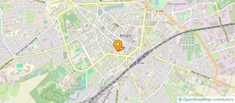 localisation de l'entreprise AMENAGEMENT COMBLES GRENIERS à ARRAS