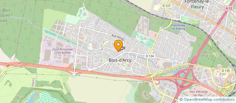 localisation de l'entreprise AMENAGEMENT COMBLES GRENIERS SURELEVATION ENERGIES  BOIS-D'ARCY