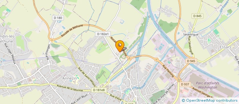 localisation de l'entreprise AMENAGEMENT CONCEPT  ANNEZIN