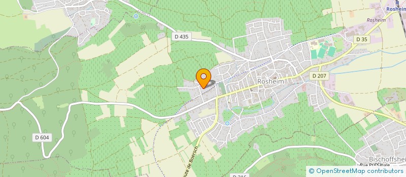 localisation de l'entreprise AMENAGEMENT CONCEPTION REALISATION à ROSHEIM