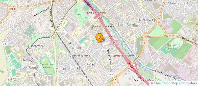 localisation de l'entreprise AMENAGEMENT CONSEIL ENTRETIEN SERVICES  REIMS