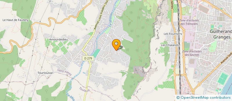 localisation de l'entreprise AMENAGEMENT CONSEIL ET ENVIRONNEMENT  SAINT-PERAY