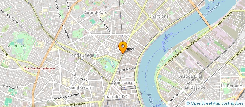 localisation de l'entreprise AMENAGEMENT CONSTANT DE SEZE à BORDEAUX