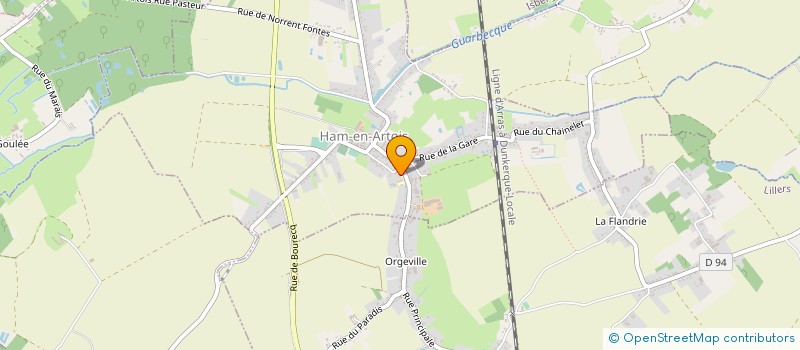 localisation de l'entreprise AMENAGEMENT CONSTRUC TRAVAUX INDUST NORD  AMES