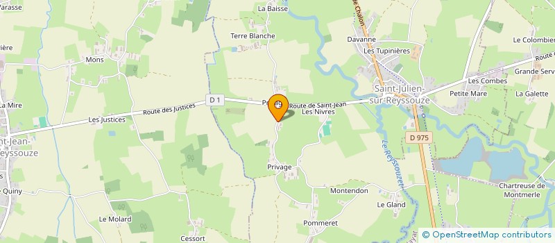 localisation de l'entreprise AMENAGEMENT CONSTRUCTION LOTISSEMENT à SAINT-JULIEN-SUR-REYSSOUZE