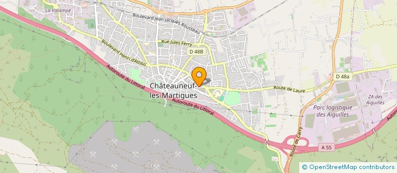 localisation de l'entreprise AMENAGEMENT COORDINATION CONSTRUCTION à CHATEAUNEUF-LES-MARTIGUES