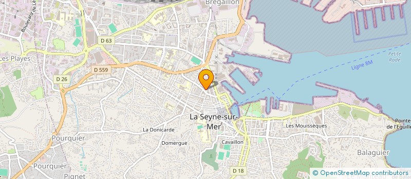 localisation de l'entreprise AMENAGEMENT CREATION CONCEPTION à LA SEYNE-SUR-MER