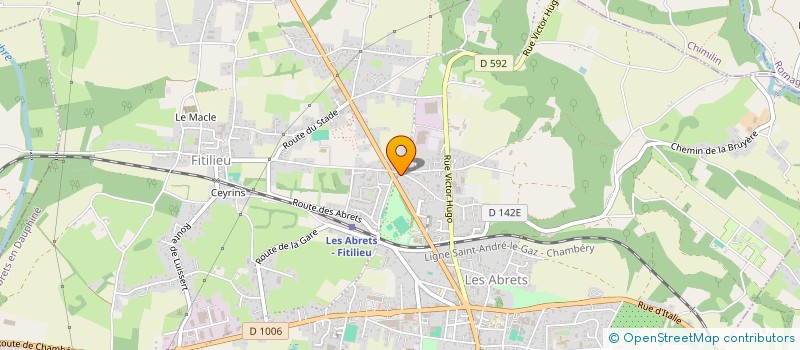 localisation de l'entreprise AMENAGEMENT CUISINES & CO à LES ABRETS-EN-DAUPHINE