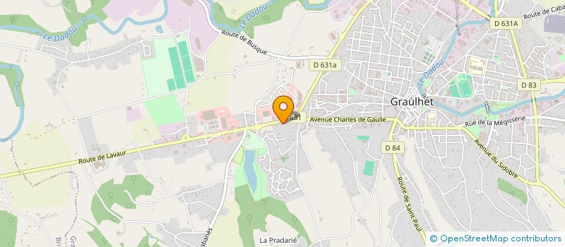 localisation de l'entreprise AMENAGEMENT CULTURE TERRITOIRE ENVIRONNEMENT SOLIDARITE  GRAULHET