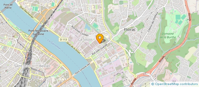 localisation de l'entreprise AMENAGEMENT D'AQUITAINE à FLOIRAC