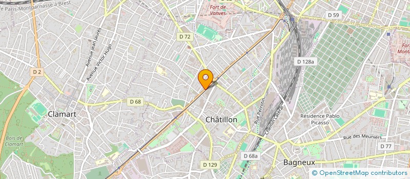 localisation de l'entreprise AMENAGEMENT D'ESPACES CHATILLONAIS à CHATILLON