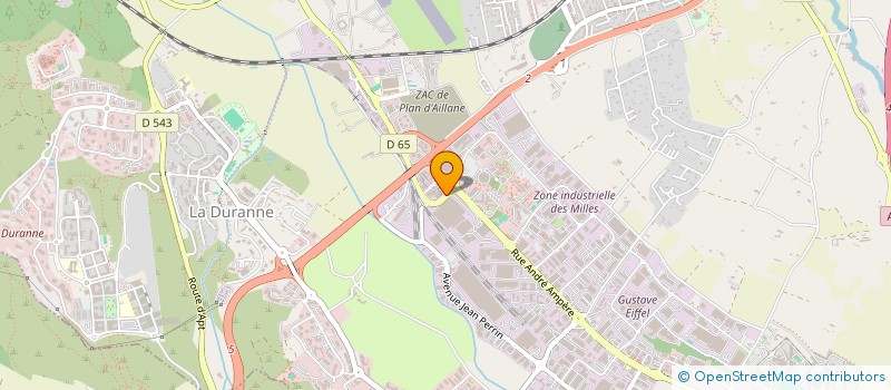 localisation de l'entreprise AMENAGEMENT D'ESPACES PROFESSIONNELS EN MOBILIER à AIX-EN-PROVENCE
